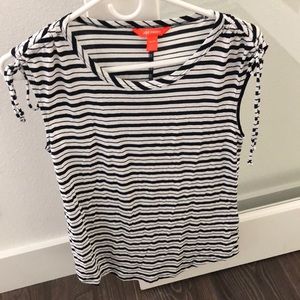 Joe fresh tank with ties at shoulders